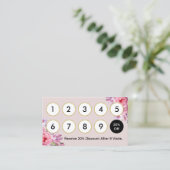 メイクアップアーティスト&ヘアサロンヴィンテージフローラロイヤリティ ロイヤリティカード (スタンド正面)