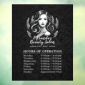 メイクアップアーティスト ヘアスタイリスト 現代の営業時間 ウィンドウサイン (シート3)