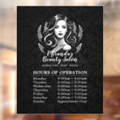 メイクアップアーティスト ヘアスタイリスト 現代の営業時間 ウィンドウサイン (シート2)