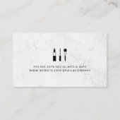 メイクアップアーティスト |メイクアップキット |ボーティシャン 名刺 (裏面)