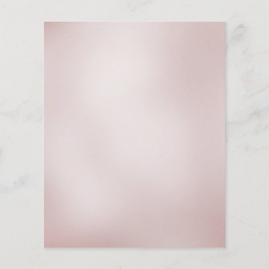 メイクアップアーティスト ローズゴールド グリッター グラム グランドオープニング チラシ (裏面)