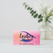 メイクアップアーティスト 予約カード (スタンド正面)