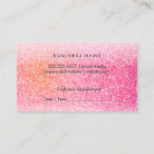 メイクアップアーティスト 予約カード (裏面)