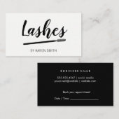 メイクアップアーティスト 予約カード (正面/裏面)