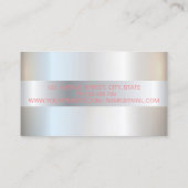 メイクアップアーティスト, 付けまつげ 名刺 (裏面)