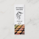 メイクアップアーティスト |化粧パレット |ボーティシャン スキニー名刺 (正面)