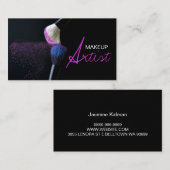メイクアップアーティスト、化粧品、サロン名刺 名刺 (正面/裏面)