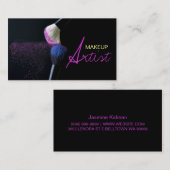 メイクアップアーティスト、化粧品、サロン名刺 名刺 (正面/裏面)