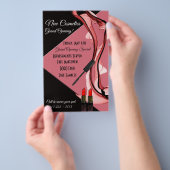 メイクアップアーティスト 化粧品 販売チラシ チラシ (ハンドル)