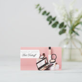 メイクアップアーティスト 名刺 (スタンド正面)