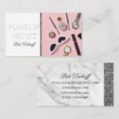 メイクアップアーティスト 名刺 (正面/裏面)