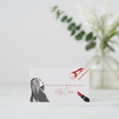 メイクアップアーティスト 名刺 (スタンド正面)