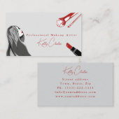 メイクアップアーティスト 名刺 (正面/裏面)