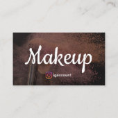 メイクアップアーティスト 名刺 (裏面)