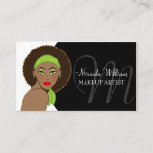 メイクアップアーティスト 名刺 (正面)