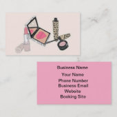 メイクアップアーティスト 名刺 (正面/裏面)