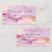 メイクアップアーティスト 名刺 (正面/裏面)