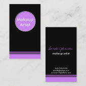 メイクアップアーティスト 名刺 (正面/裏面)