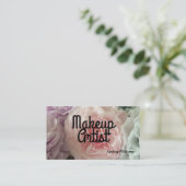 メイクアップアーティスト 名刺 (スタンド正面)