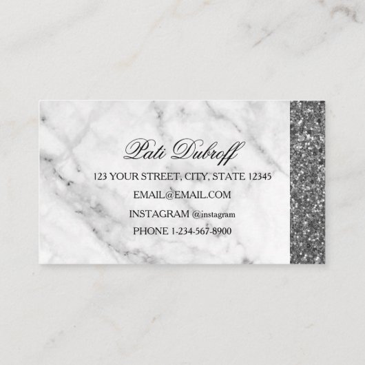 メイクアップアーティスト 名刺 (裏面)