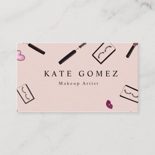 メイクアップアーティスト 名刺 (正面)