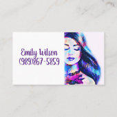 メイクアップアーティスト 名刺 (裏面)