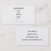 メイクアップアーティスト 名刺 (正面/裏面)