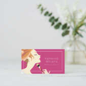 メイクアップアーティスト 名刺 (スタンド正面)