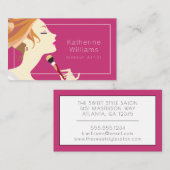 メイクアップアーティスト 名刺 (正面/裏面)