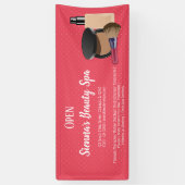 メイクアップアーティスト 横断幕 (縦)