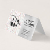 メイクアップアーティスト |目の点滅 |花の開花 名刺 (正面)