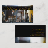 メイクアップアーティスト,美しい,サロン,美容師 名刺 (正面/裏面)