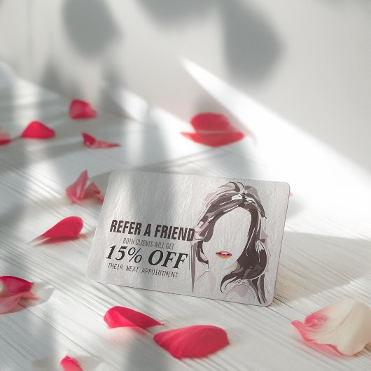 メイクアップアーティスト&美容師美しいサロン紹介 紹介カード