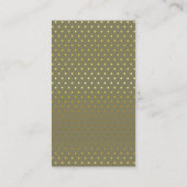 メイクアップアーティスト – 背景色の選択 名刺 (裏面)