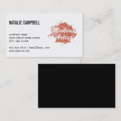 メイクアップアーティスト/財団 名刺 (正面/裏面)