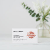 メイクアップアーティスト/財団 名刺 (スタンド正面)