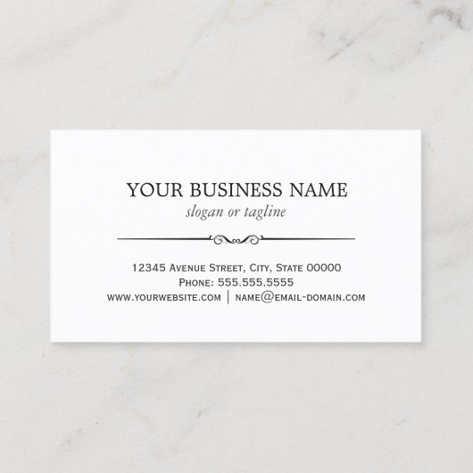 メイクアップアーティスト – 金ゴールド白黒ストライプ 名刺 (裏面)