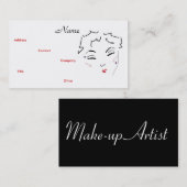 メイクアップアーティストDiva III名刺 名刺 (正面/裏面)