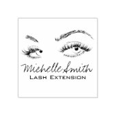メイクアップアーティストLash Extension眉(白黒) ラバースタンプ (インプリント)
