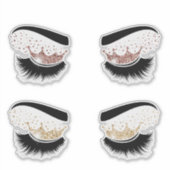 メイクアップアーティストLash Queen Beauty Salon Lashes シール (正面)