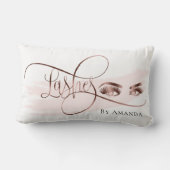 メイクアップアーティストPinky Lash美しいBlushLumbar枕 ランバークッション (裏面)