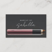 メイクアップアーティストQRコード名刺 名刺 (正面)