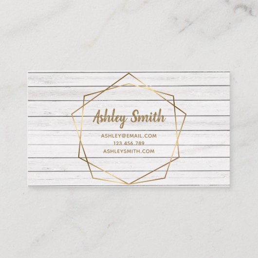 メイクアップアーティス素朴ト木幾何学テラリウム 名刺 (裏面)