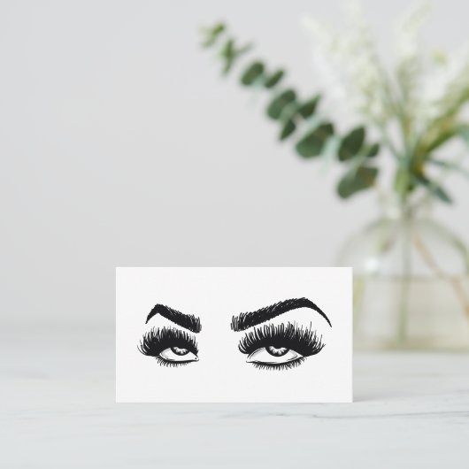 メイクアップアーティス転がト目の美しいサロンLash Extension 名刺 (スタンド正面)