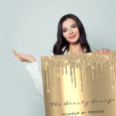 メイクアップオープニング時間金ゴールドサロンドリップスパーク価格 ポスター