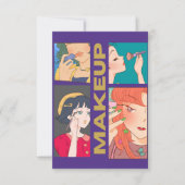 メイクアップガール サンキューカード (正面)