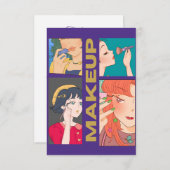 メイクアップガール サンキューカード (正面/裏面)