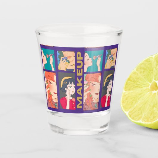 メイクアップガール ショットグラス (正面)