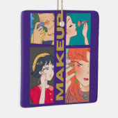 メイクアップガール セラミックオーナメント (右)