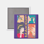 メイクアップガール マグネット (正面/裏面)